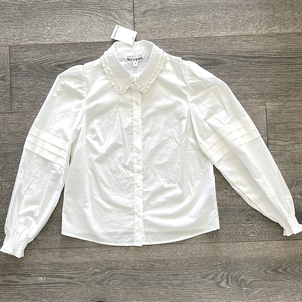White Cotton Walter Baker blouse